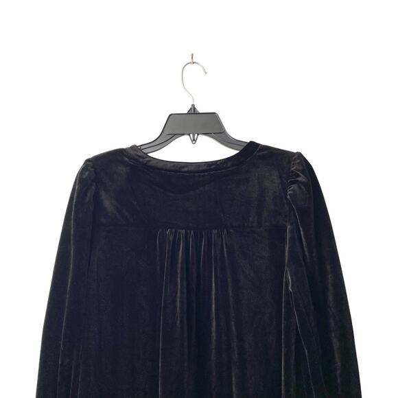 Pomander Place by Tuckernuck Kenzo Black Velvet Dress size large - Picture 10 of 13